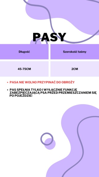 Pas bezpieczeństwa BLOSSOM