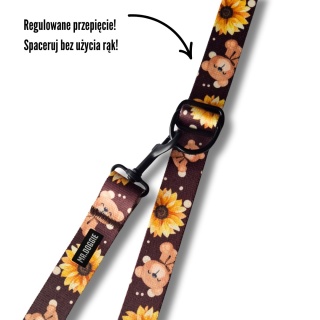 Smycz przepinana MISIOWANKI/ CHOCO CHIC