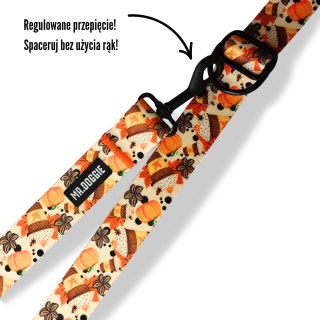 Smycz przepinana PUMPKIN SPICE LATTE/CYNAMONKI