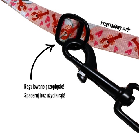 Smycz przepinana ZIELONA ŁĄKA Smycz przepinana ZIELONA ŁĄKA